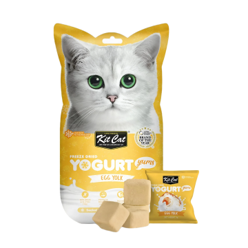 Kit Cat Treat Freeze Dried Yogurt Yums Egg Yolk 10 pcs